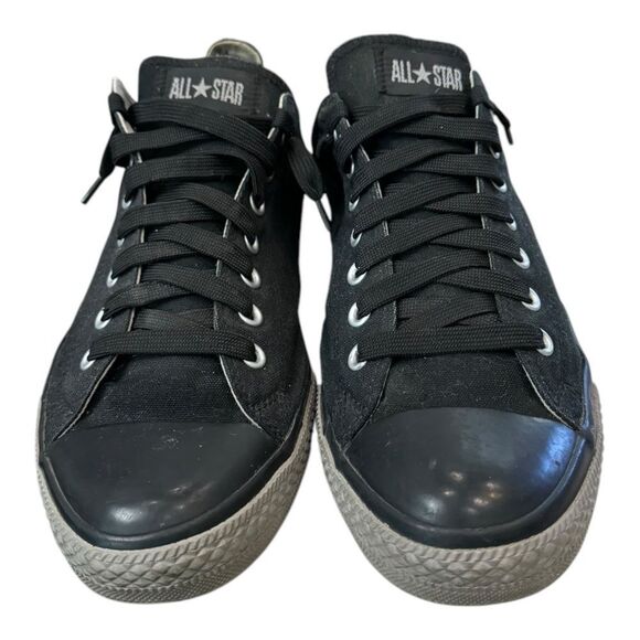Converse Men's Chuck Taylor All Star Low Black Drizzle Sneakers 12 - Picture 4 of 6